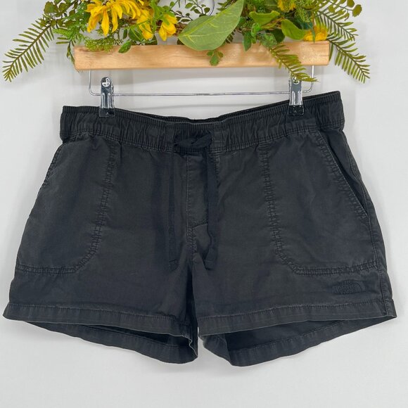 The North Face Shorts Women's Small Black Outdoor Gym Training Stretch - Picture 1 of 9